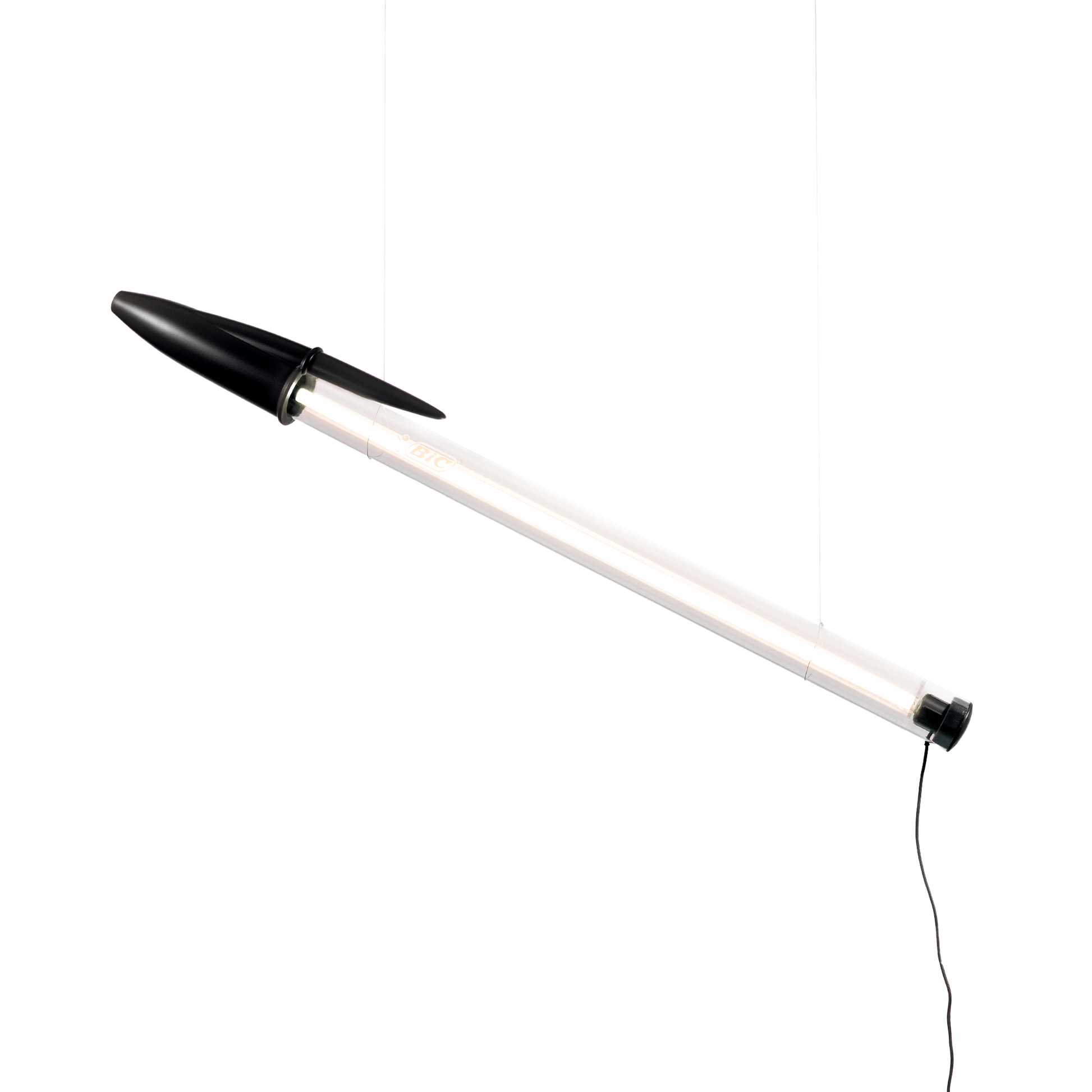Lampada BIC 16,5x13x178 cm Nera SELETTI