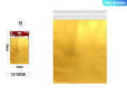Buste autoadesive 12 x 18 cm oro PartyGo