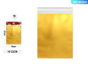 Buste autoadesive 16 x 22 cm oro PartyGo