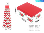 Set 10 scatole regalo natalizie PartyGo