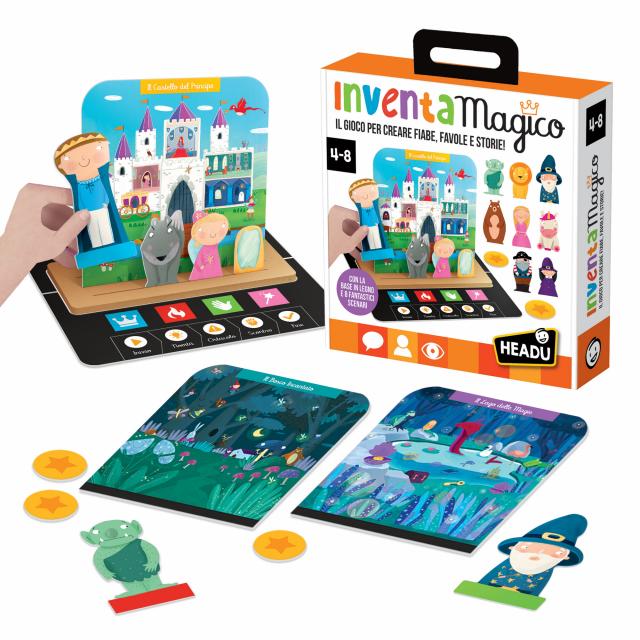 Gioco InventaMagico per creare fiabe 21x21x5,5cm Multi Headu