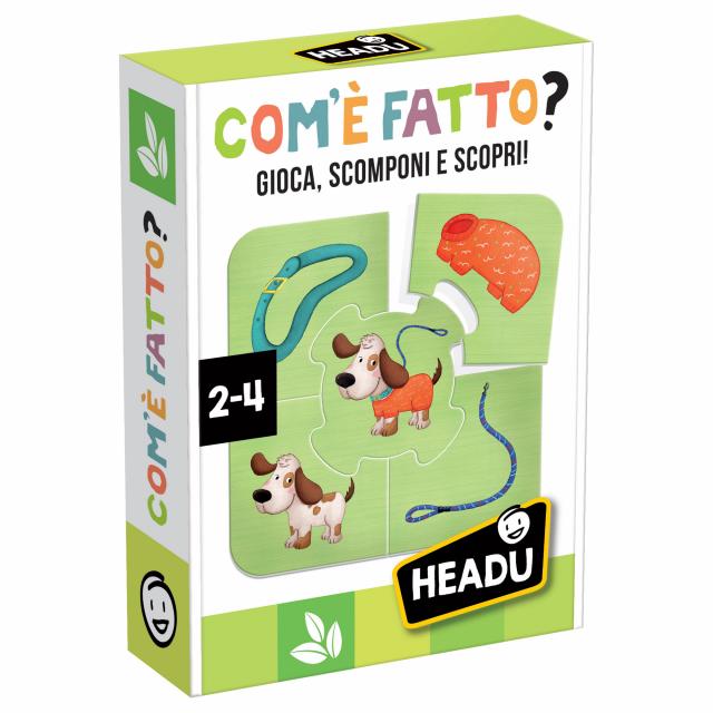 Gioco Educativo Com'è Fatto? Età 2-4 Anni HEADU