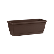 Cassetta fioriera Roxanne con sottovaso 60 cm bronzo VECA