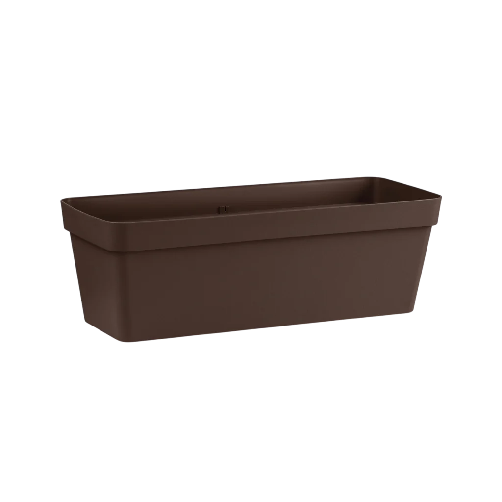 Cassetta vaso da balcone Cleo in plastica 60 cm bronzo VECA