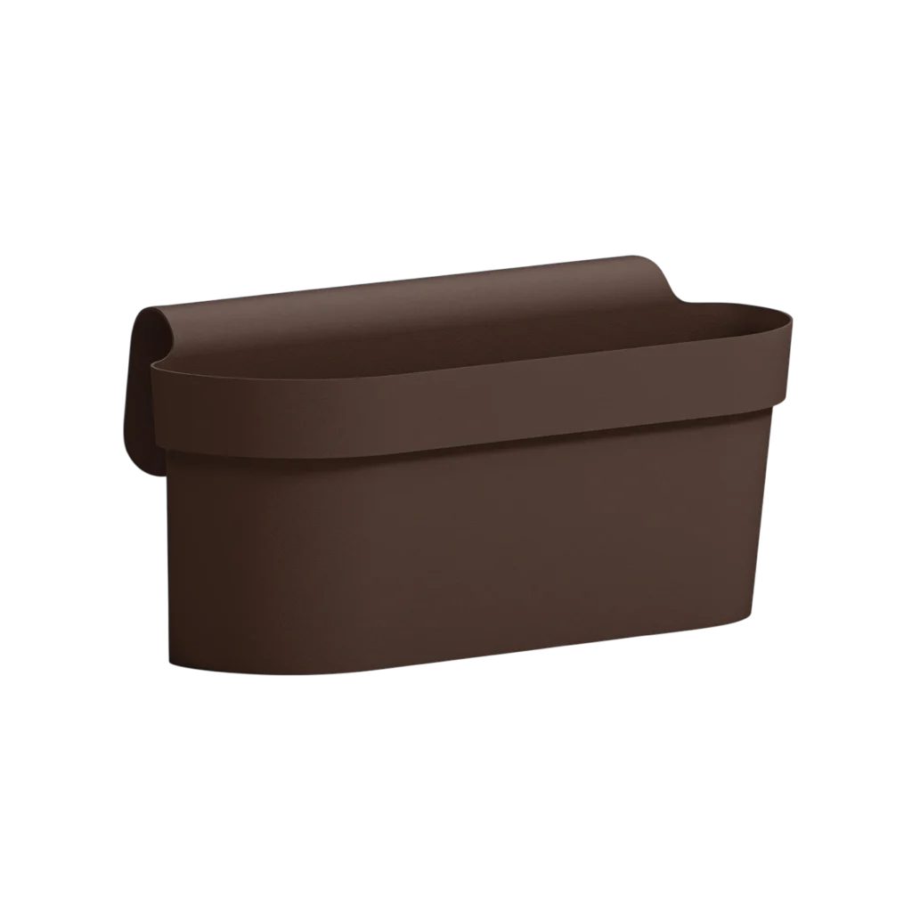 Cassetta da ringhiera Cleo Terrace 50 cm bronzo VECA