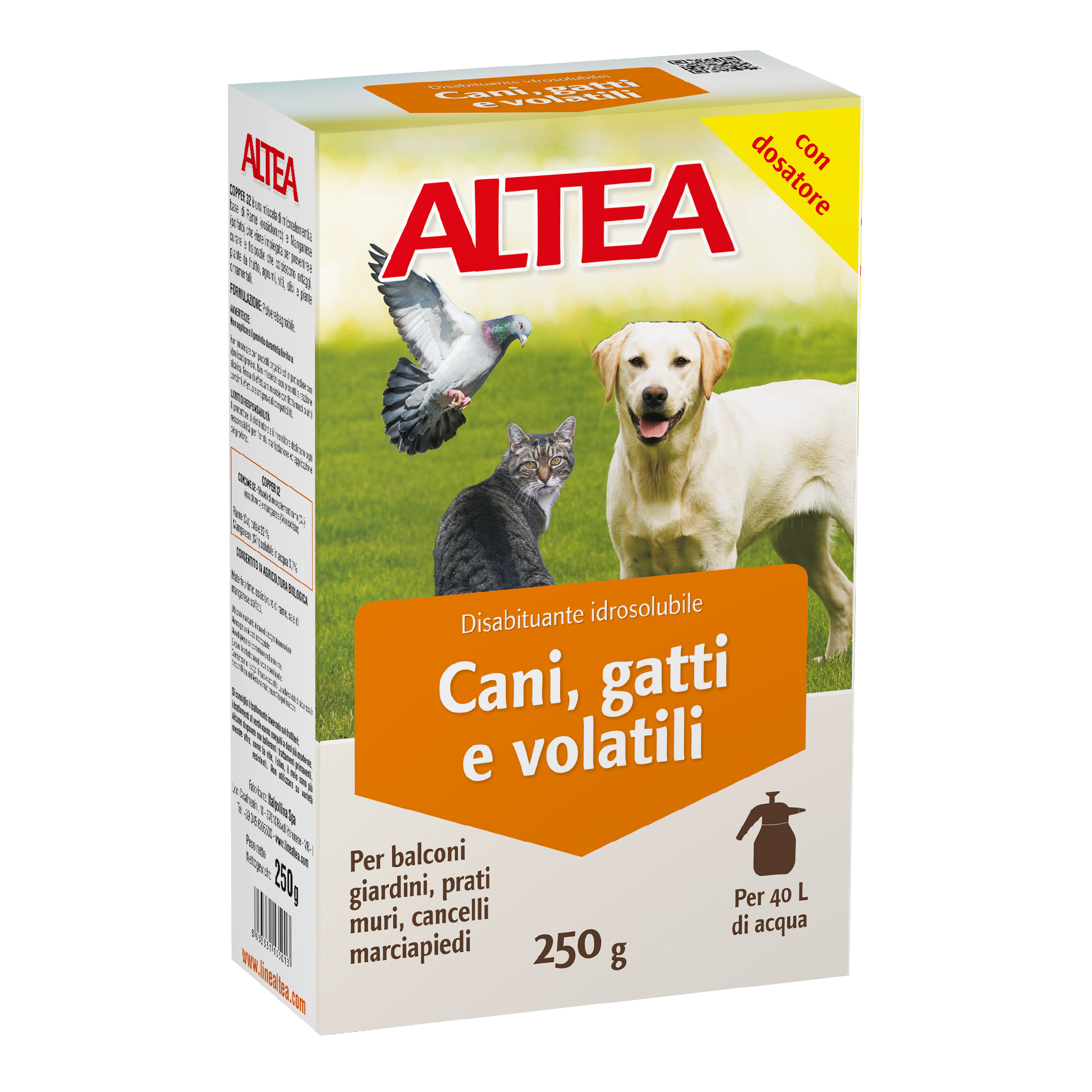 Disabituante in Polvere Idrosolubile Cani Gatti Volatili 250gr ALTEA
