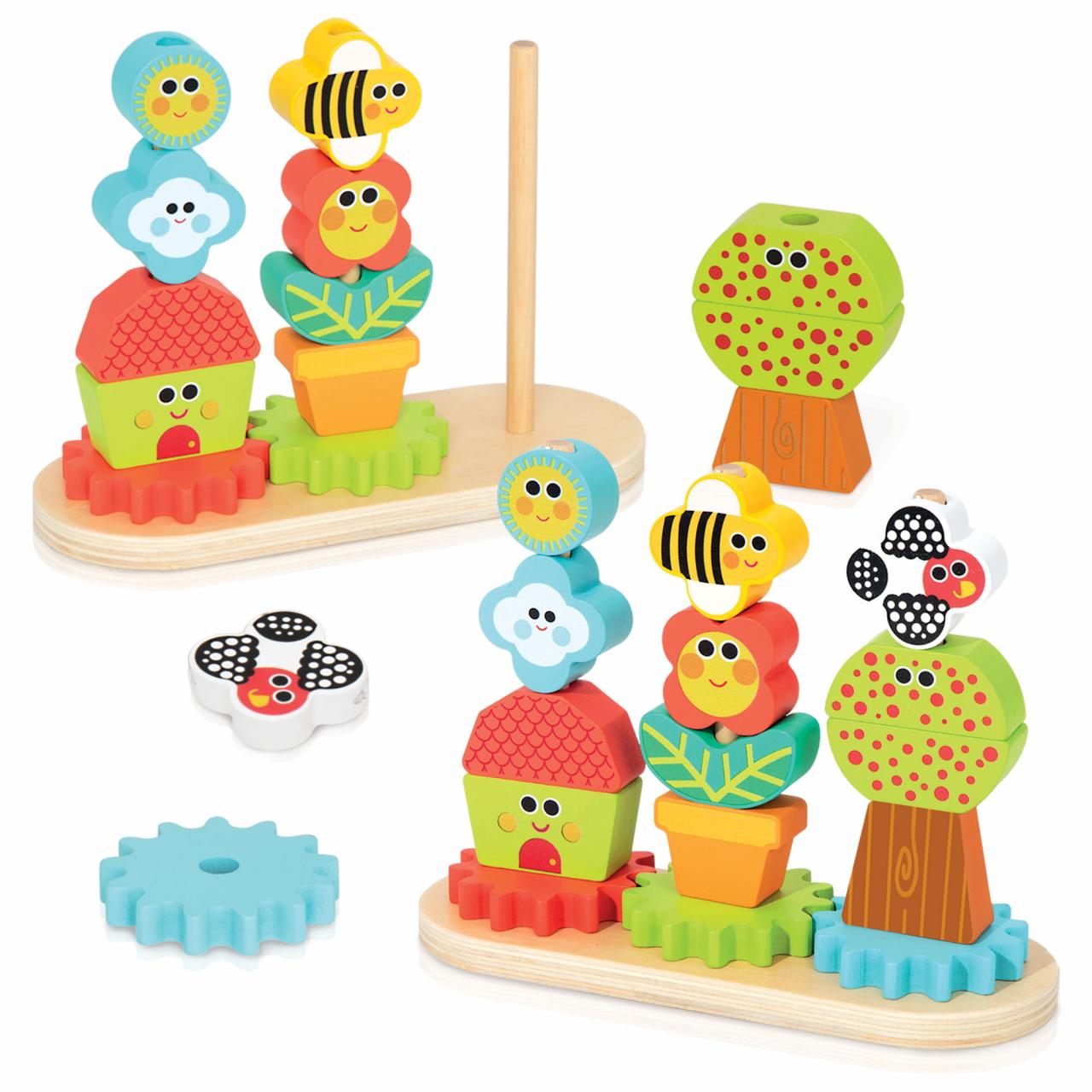 Torre Magica in Legno Baby Multicolore Headu