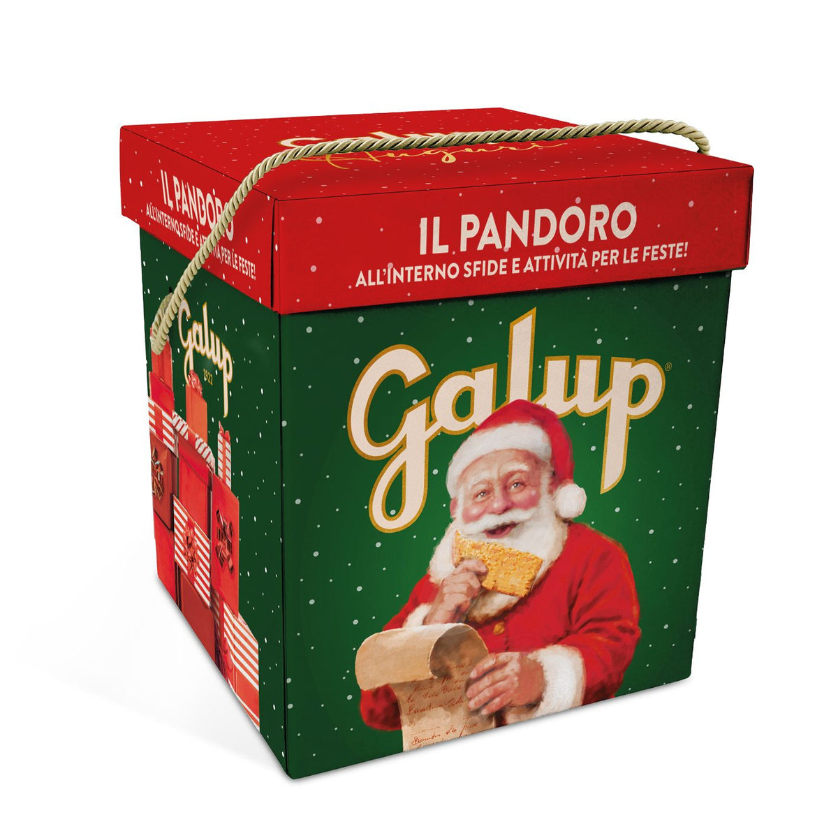 Pandoro Gran Galup con Giochi di Natale 750g Galup