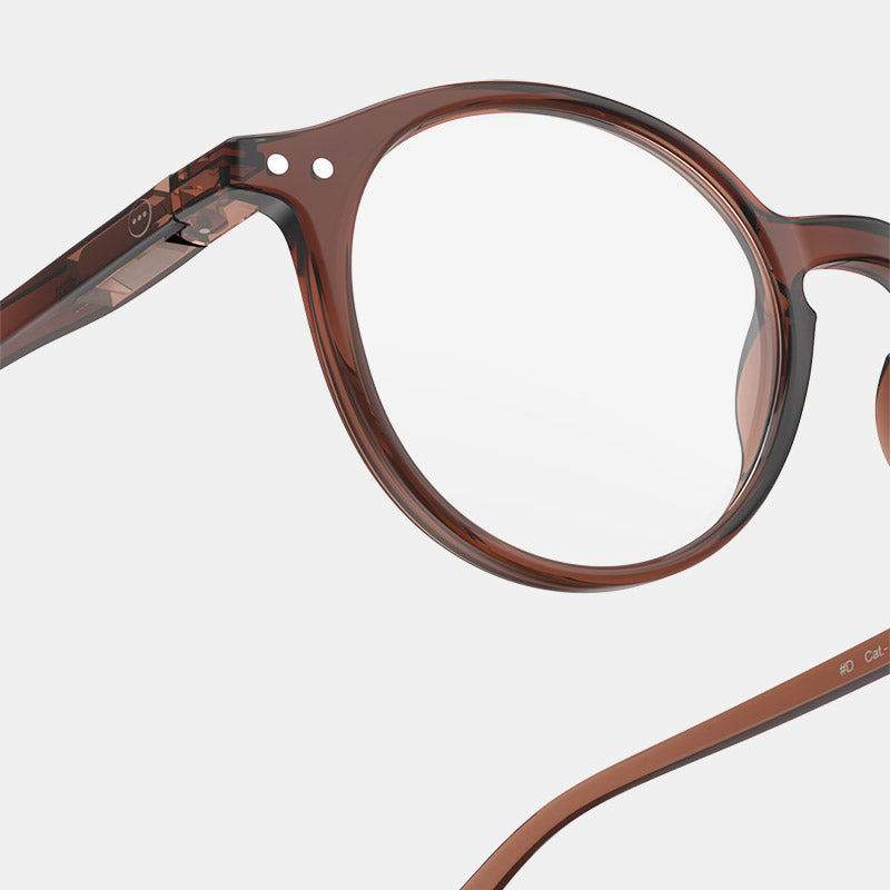 Occhiali da Lettura Tondi Forma D Dark Expresso IZIPIZI - immagine 3