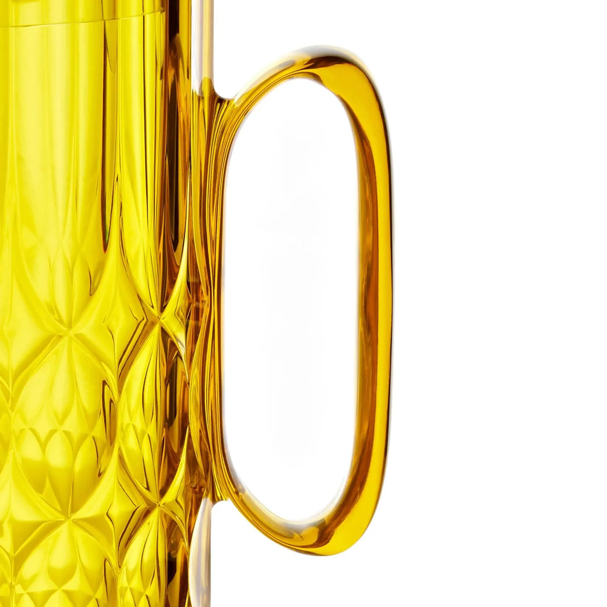 CARAFE « VANITY » EN CRISTAL ACRYLIQUE BIO JAUNE AVEC COUVERCLE