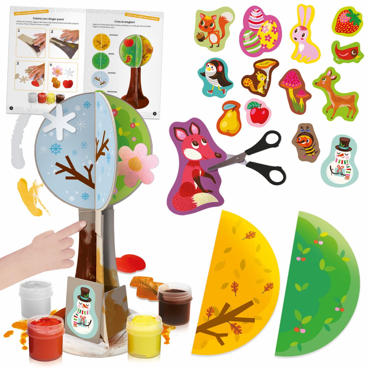 Kit Creativo Albero delle Stagioni 3D Età 3-6 Headu