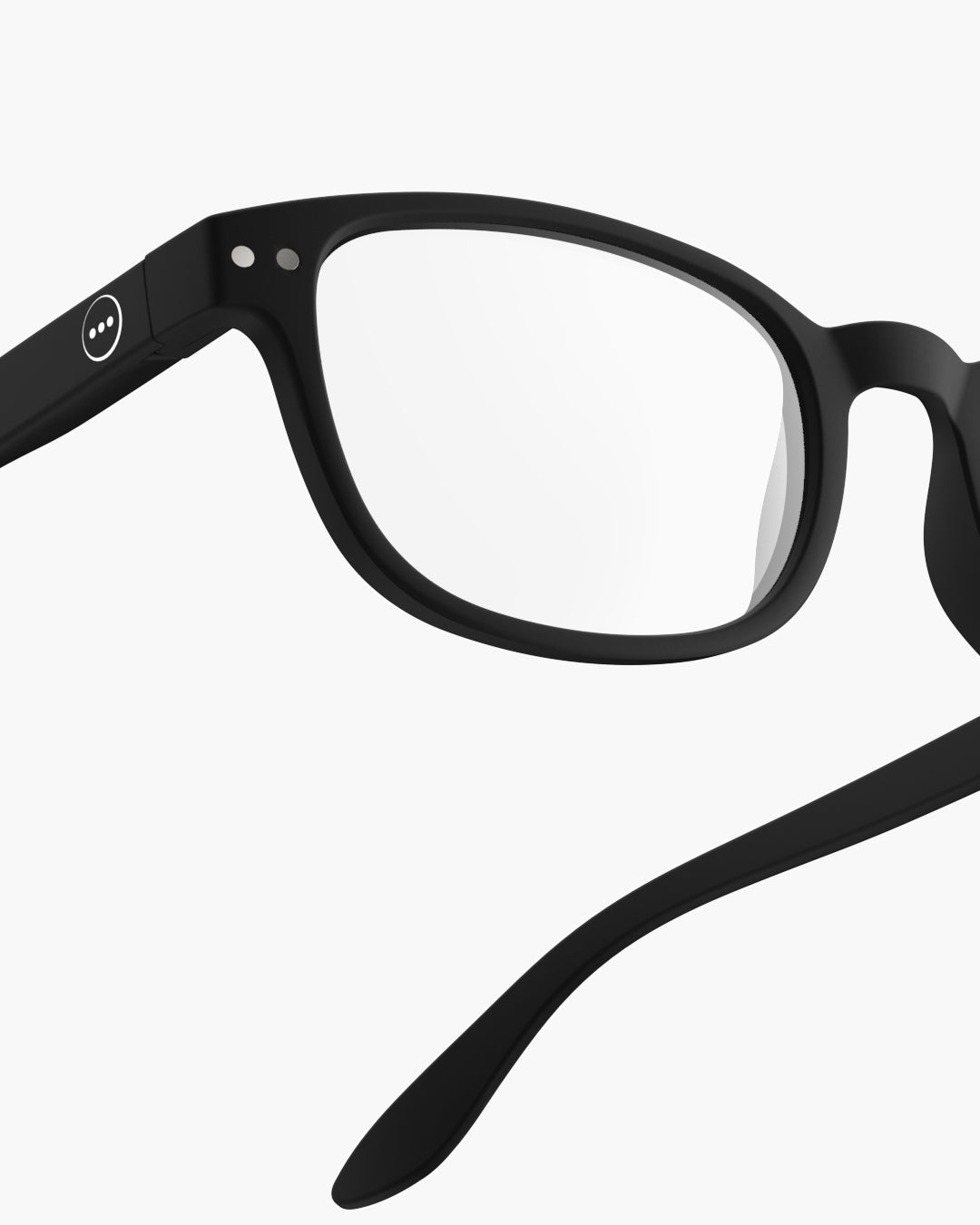 Occhiali da lettura unisex +2.00 Nero Finitura Soft Touch Izipizi