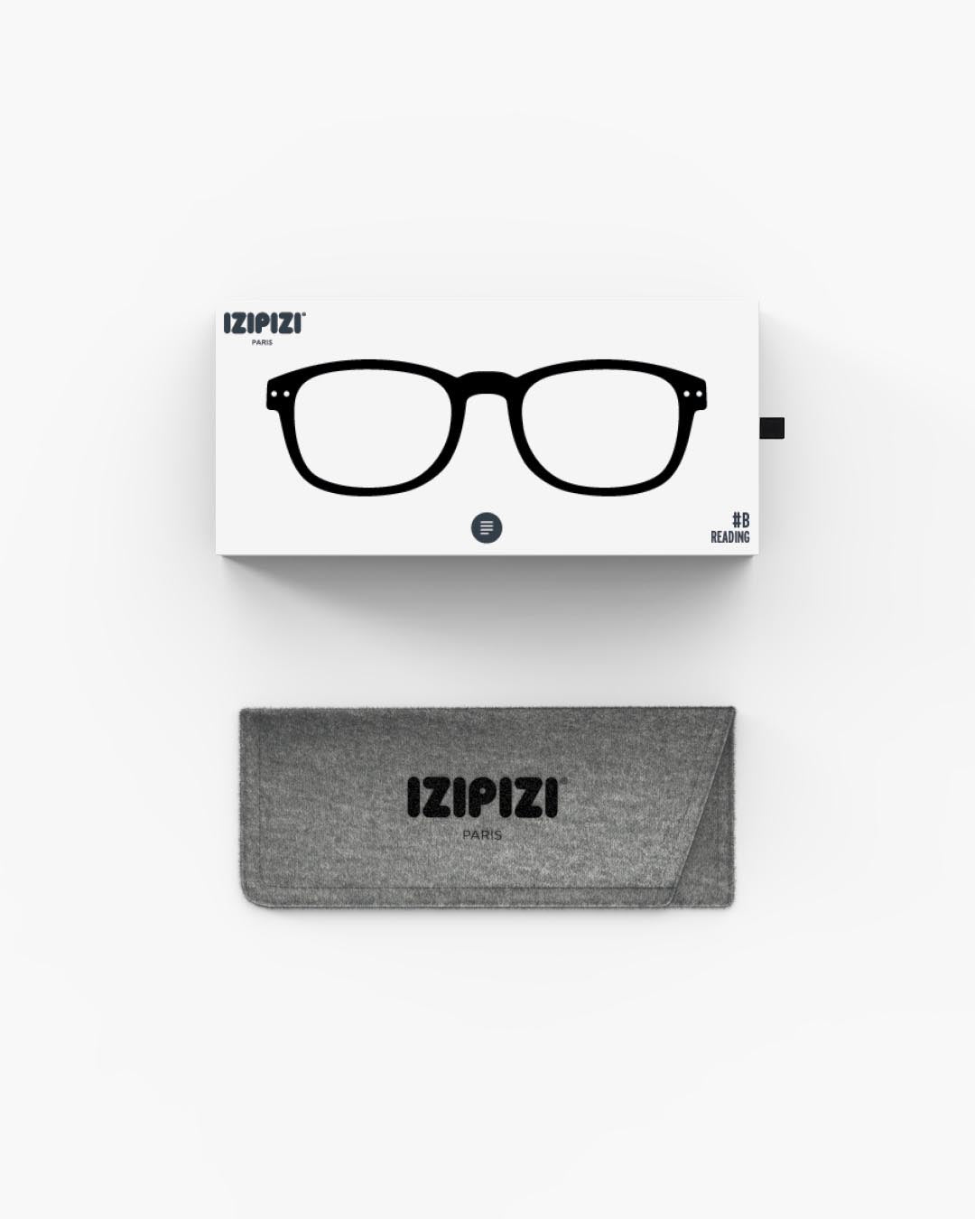 Occhiali da lettura unisex +1.00 Nero Finitura Soft Touch Izipizi
