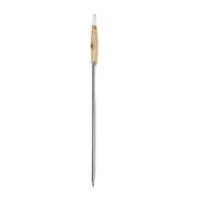 Spiedino per Barbecue Largo 55cm Acciaio e Legno