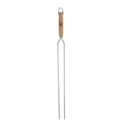 Spiedino BBQ Doppio  56cm Acciaio Legno