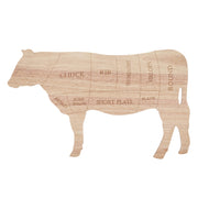 Tagliere Forma Mucca 49.5x31x1.1 cm Legno