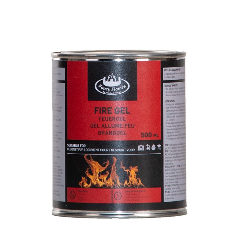 Gel Combustibile  500ml Rosso Nero