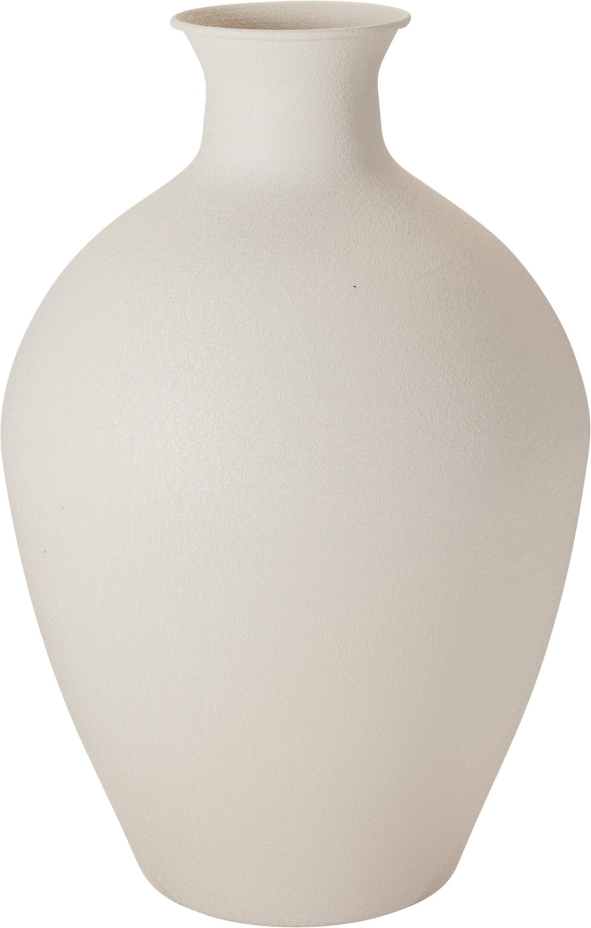 Vaso in metallo bianco 46 cm PERAGA CHRISTMAS