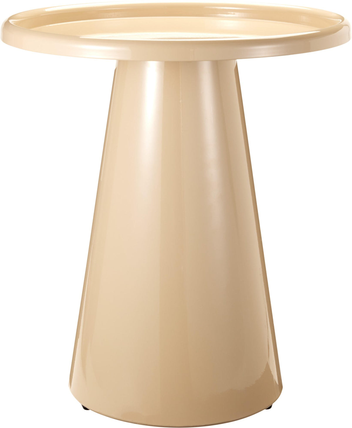 Tavolino in metallo beige 48,5 cm PERAGA CHRISTMAS