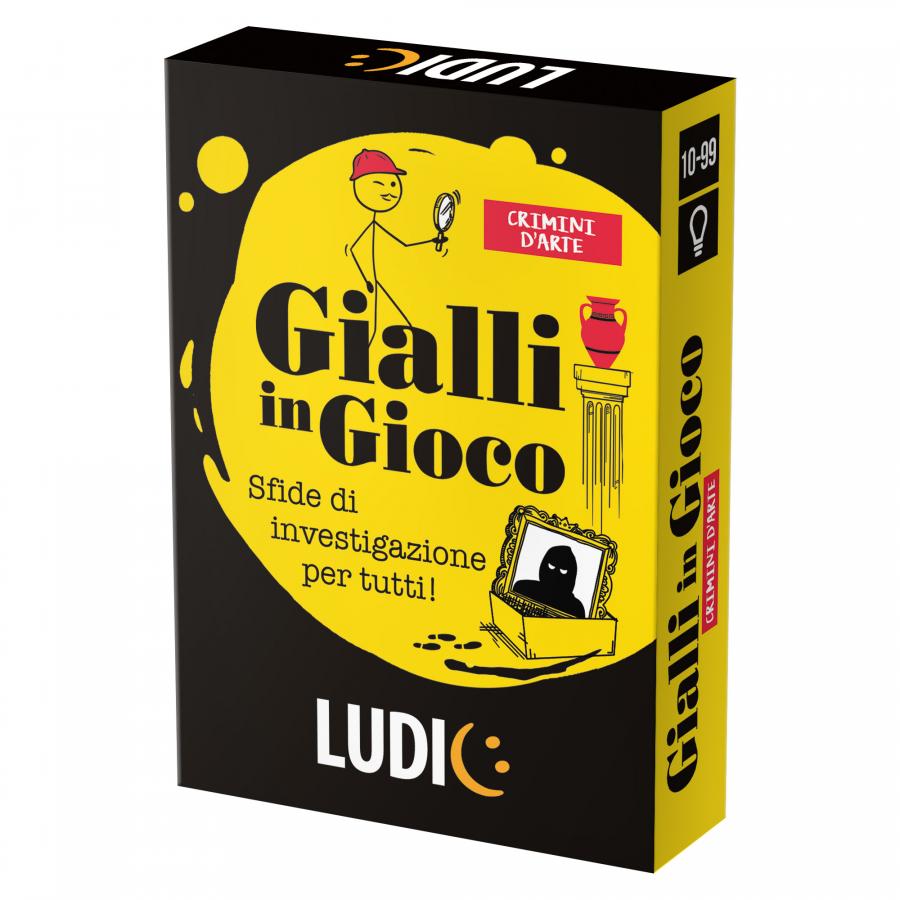 Gioco di Carte Gialli in Gioco Crimini d'Arte 10-99 anni Ludic