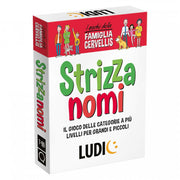 Gioco di Carte Famiglia Cervellis Strizzanomi Ludic