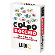 Brain Cards Colpo d'Occhio Gioco di Carte Bianco Multicolore Ludic