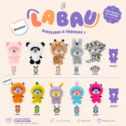 Peluche Labau Animal / Monsterz 15x10x7cm modello a scelta