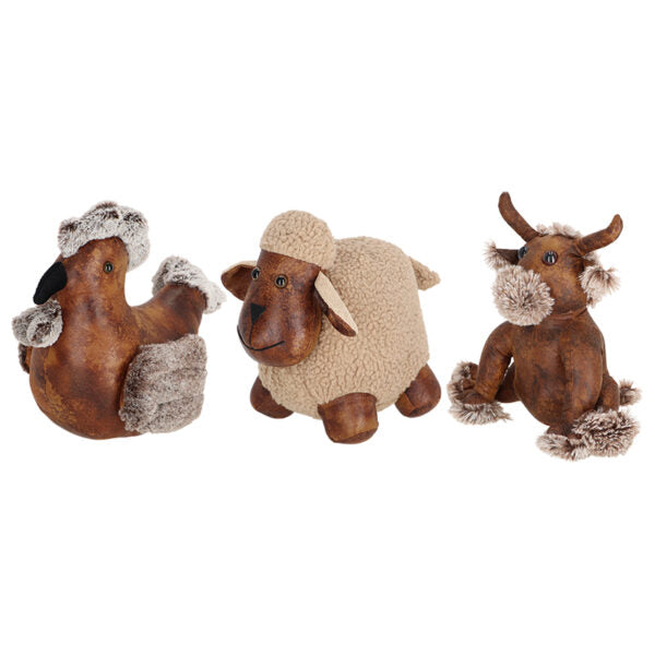 Fermaporta Animali della Fattoria Modello assortito Colore Marrone