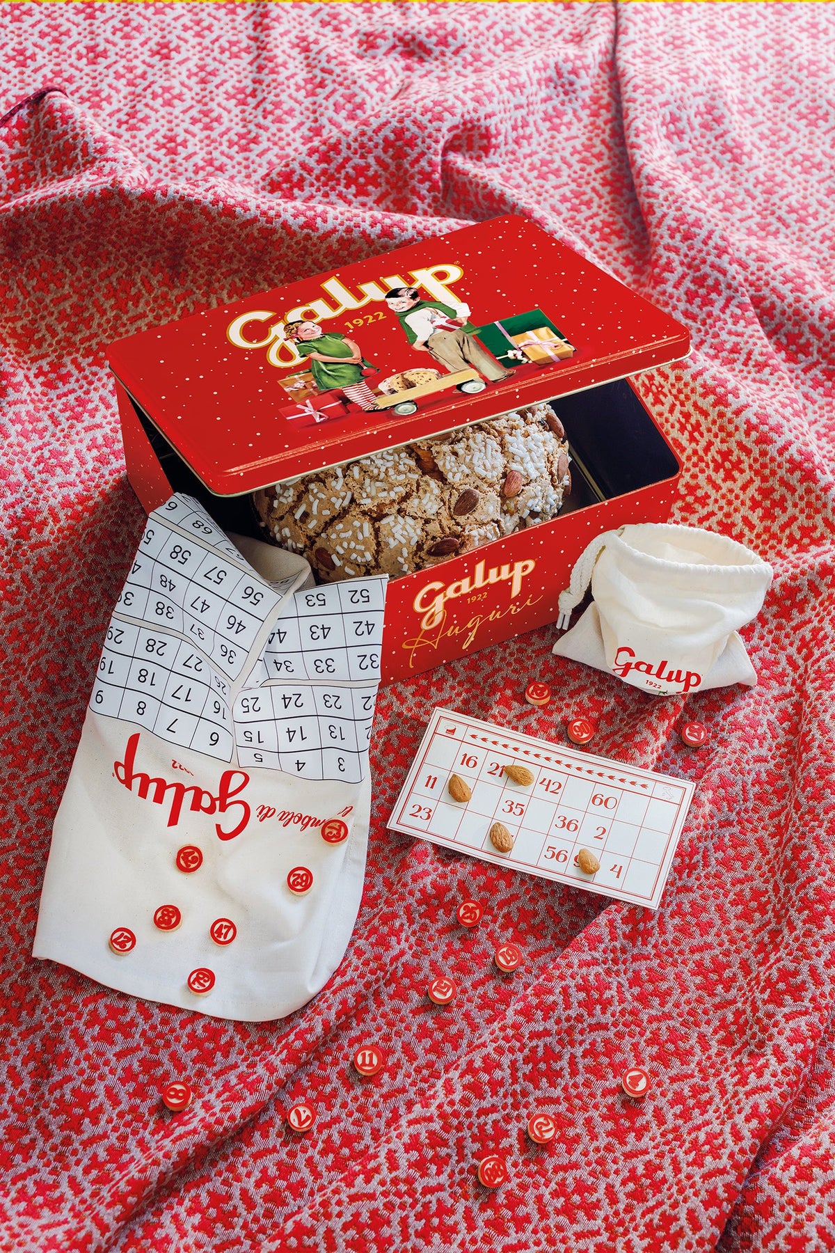Panettone Tradizionale con Tombola Latta 1kg Galup