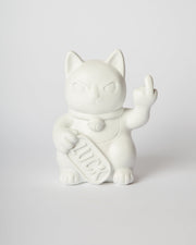Statuetta Maneki White 16 CM Bianco Blogo