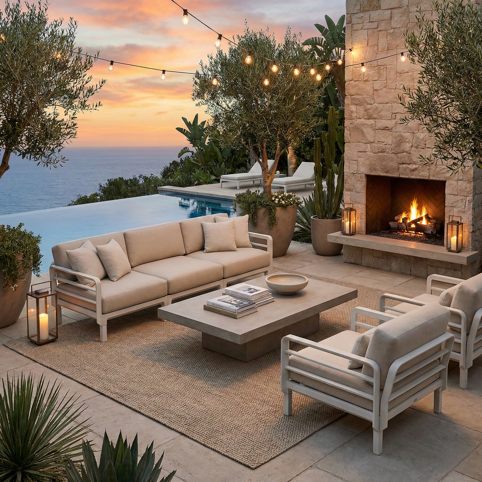 Nardi Maximo Elemento Terminale DX/SX gesso perla