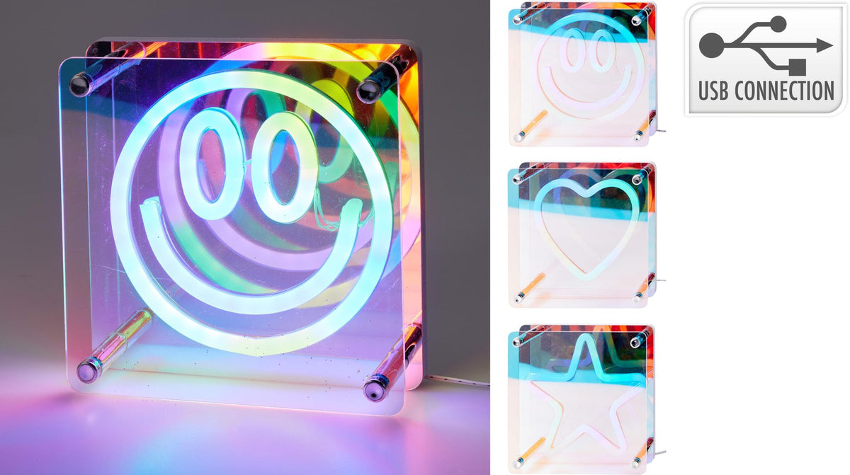Dekorative Neon-Bausteine, sortierte Modelle PERAGA CHRISTMAS