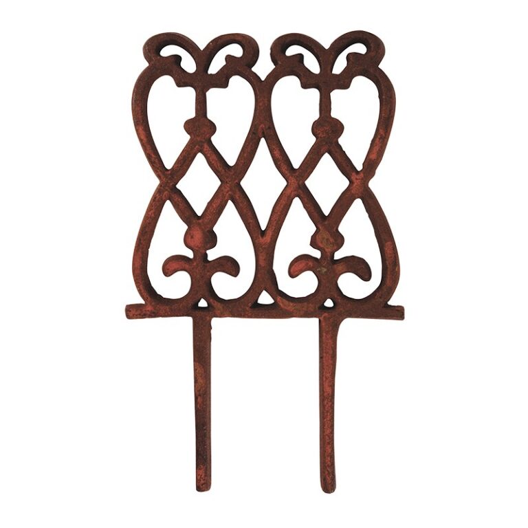 Bordura decorativa modello alto 16x27 cm Ruggine