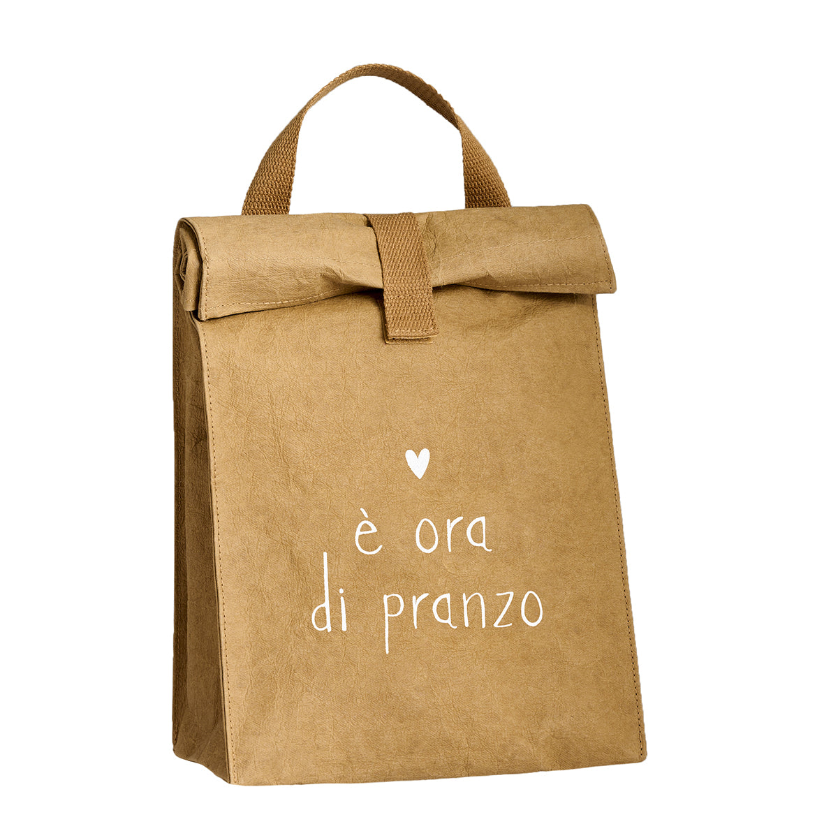 Porta-pranzo E' ora di pranzo 22 x 15 x h36 cm Avana Simple Day