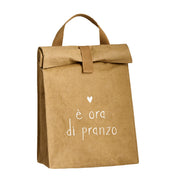 Porta-pranzo E' ora di pranzo 22 x 15 x h36 cm Avana Simple Day
