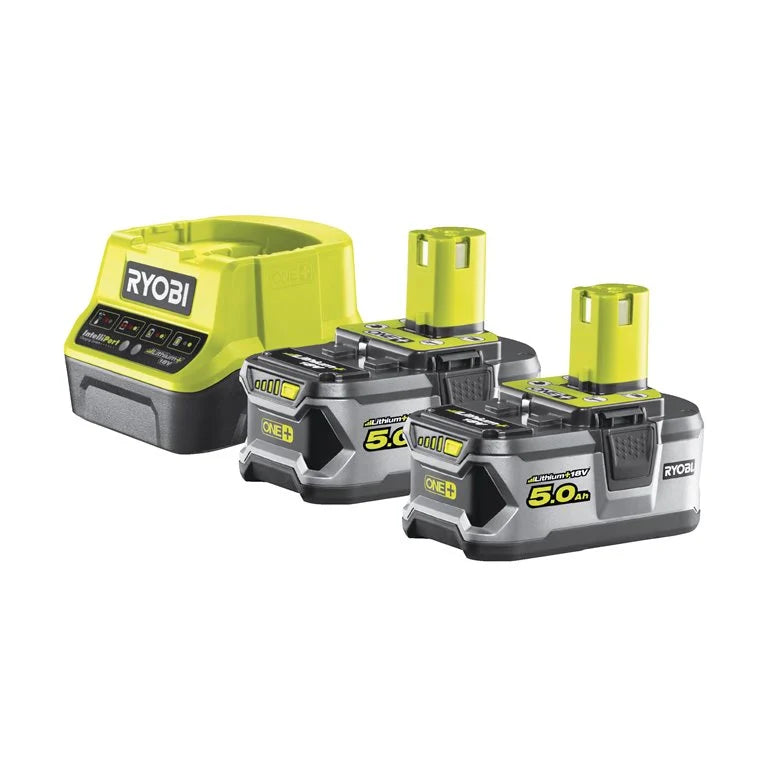 Kit Batteria e Caricabatteria 18V 2x 5.0Ah RC18120-250 RYOBI