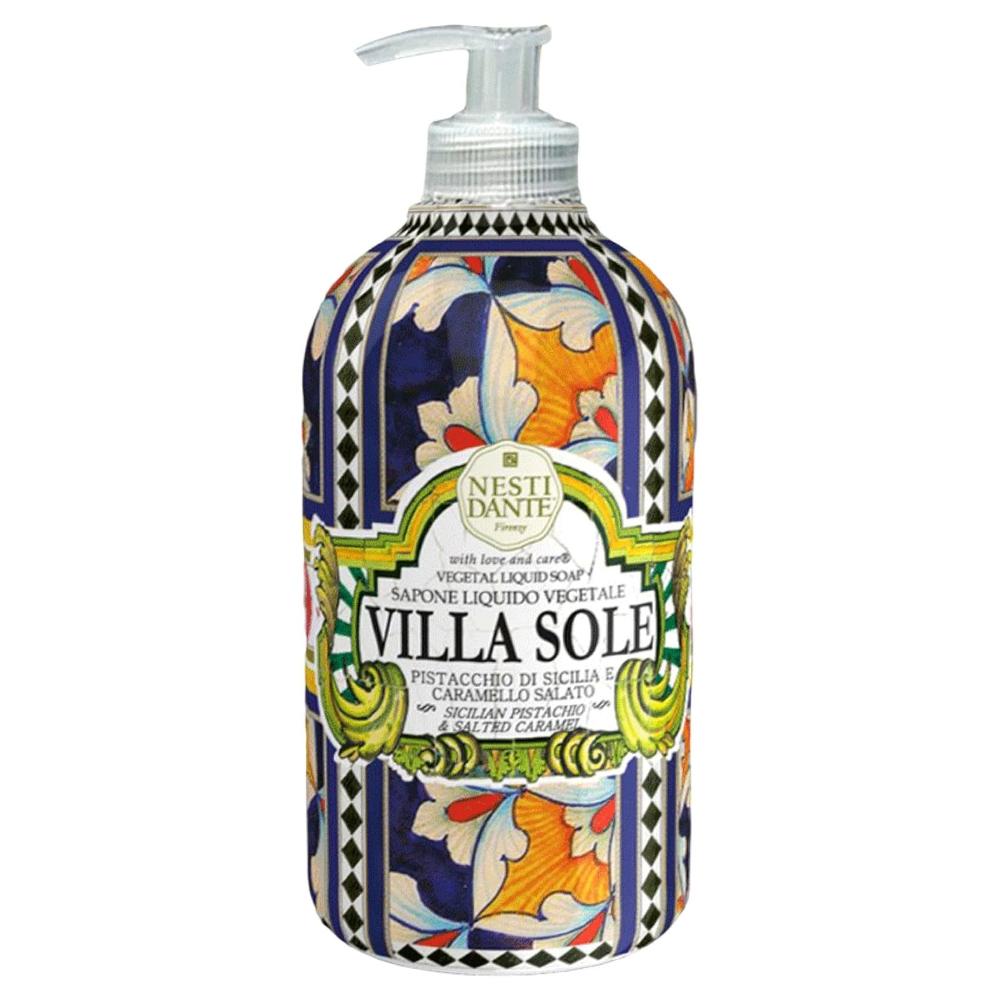 SAPONE LIQUIDO VILLA SOLE Pistacchio di Sicilia e Caramello Salato 500ML