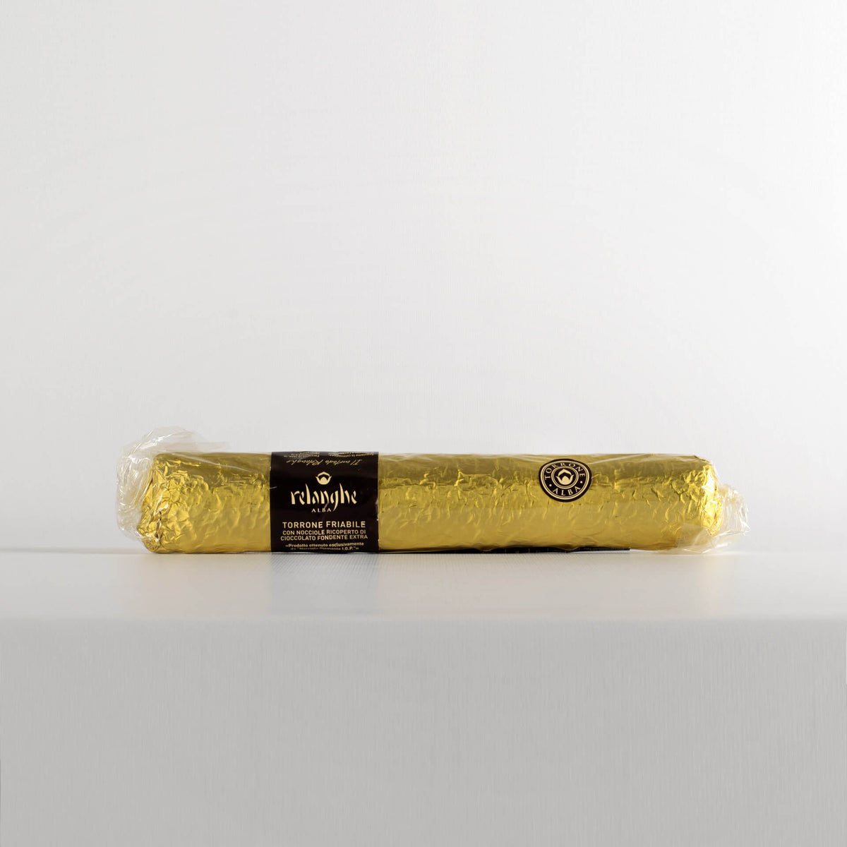 Tronchetto Torrone con Nocciole Piemonte IGP Ricoperto 250g Relanghe
