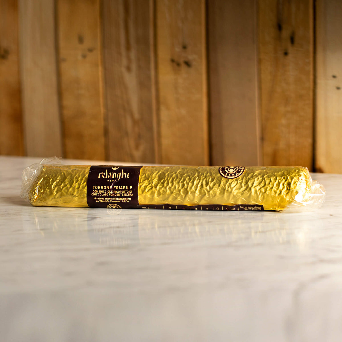 Tronchetto Torrone con Nocciole Piemonte IGP Ricoperto 250g Relanghe
