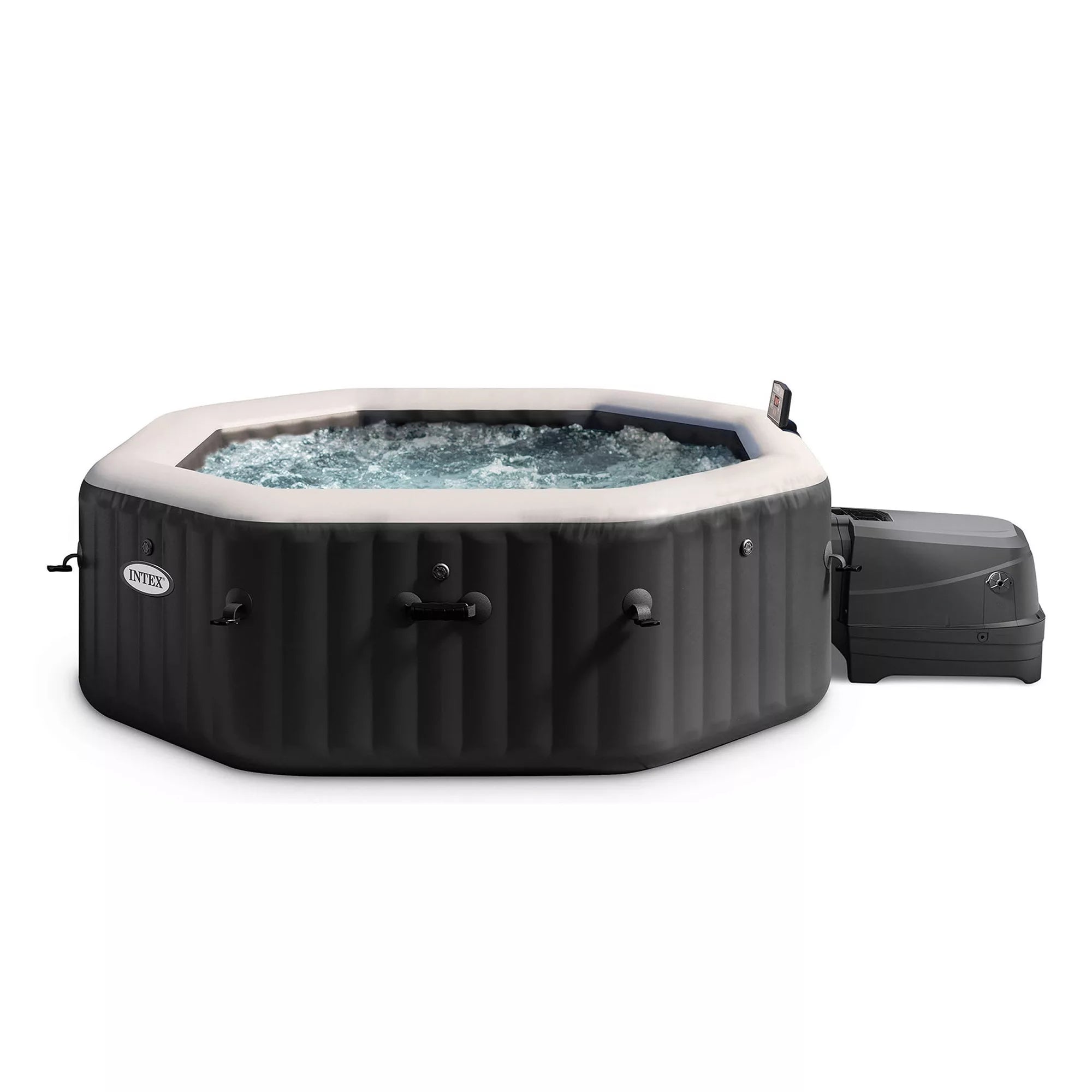 Intex Spa Idromassaggio Jet & Bubble Deluxe 6 posti Nero