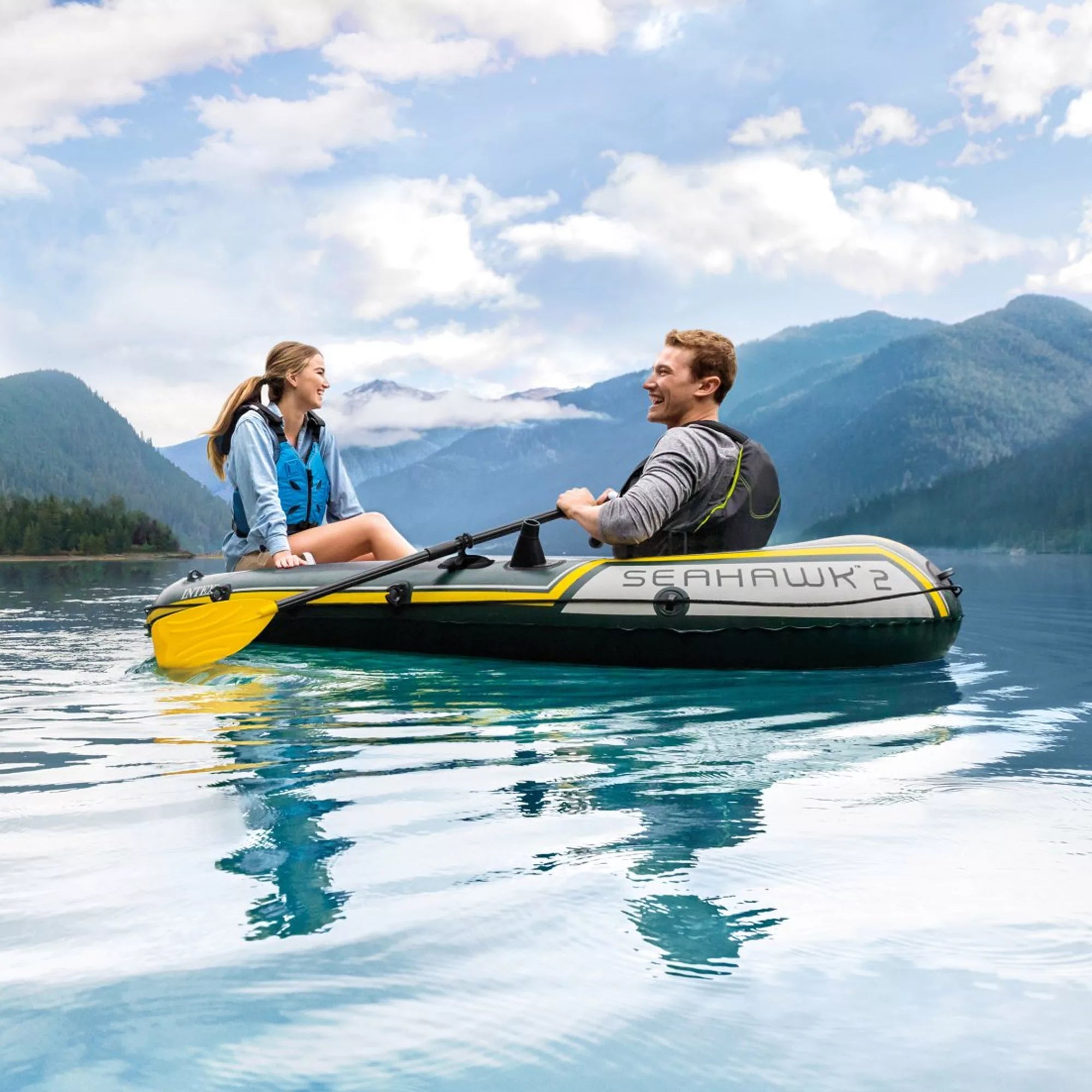 Intex Seahawk 2 Schlauchboot-Set 236x114x41 cm