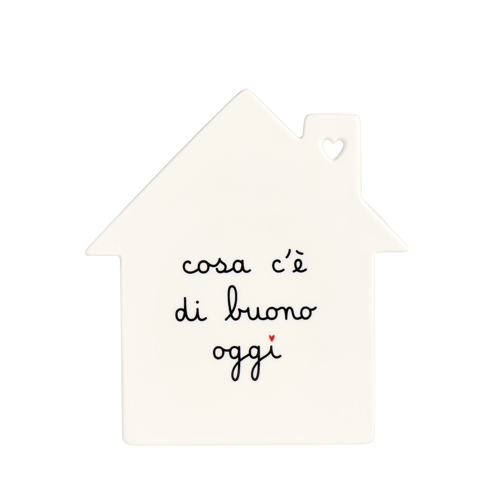 Sottopentola Casa Cosa c'è di buono oggi 22x20cm Bianco Simple Day