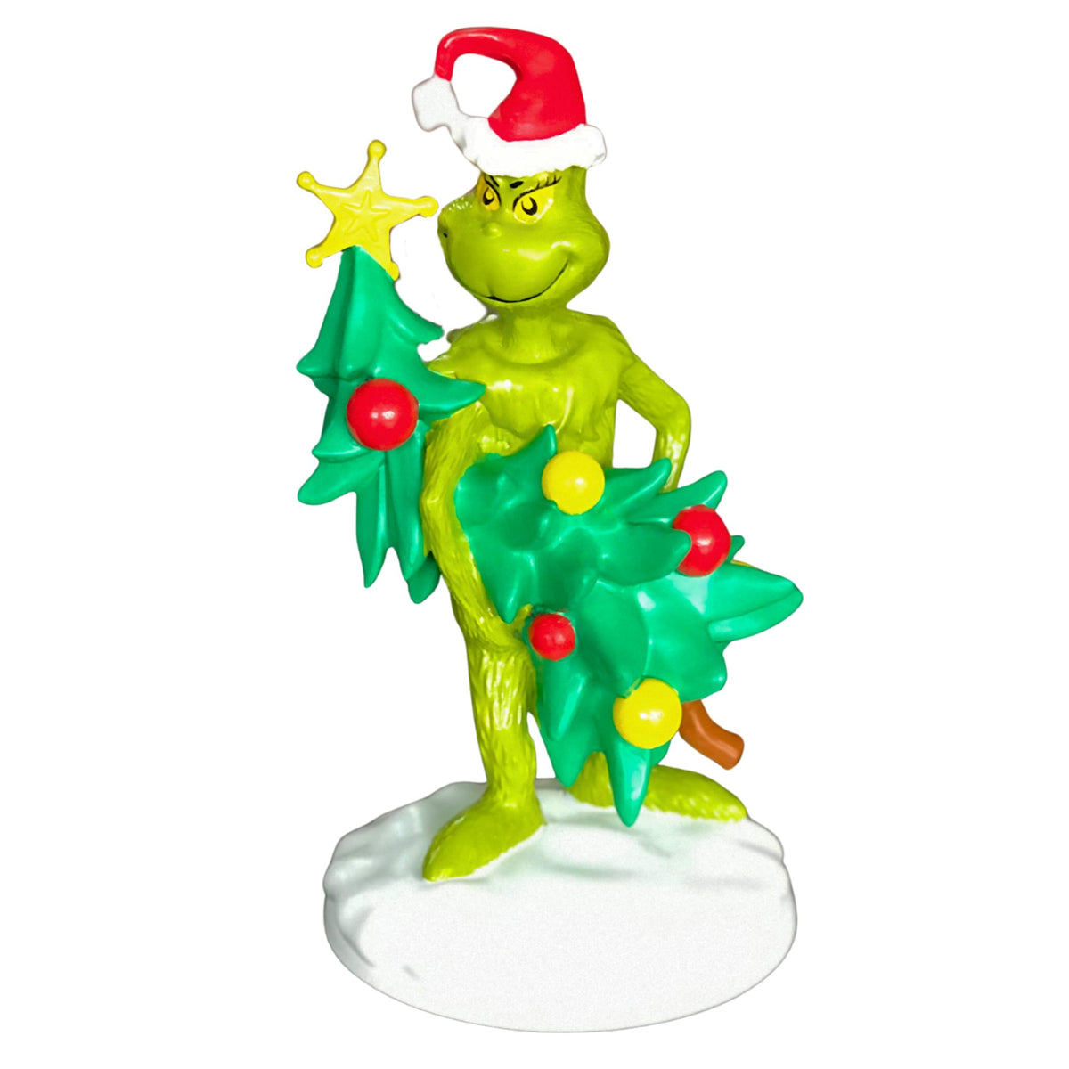 Statua The Grinch con Albero di Natale H15cm Peraga Christmas