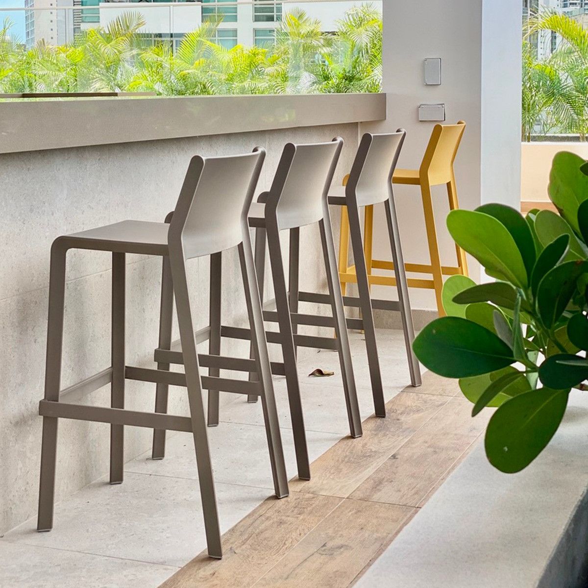 Sgabello Trill Stool Tabacco NARDI