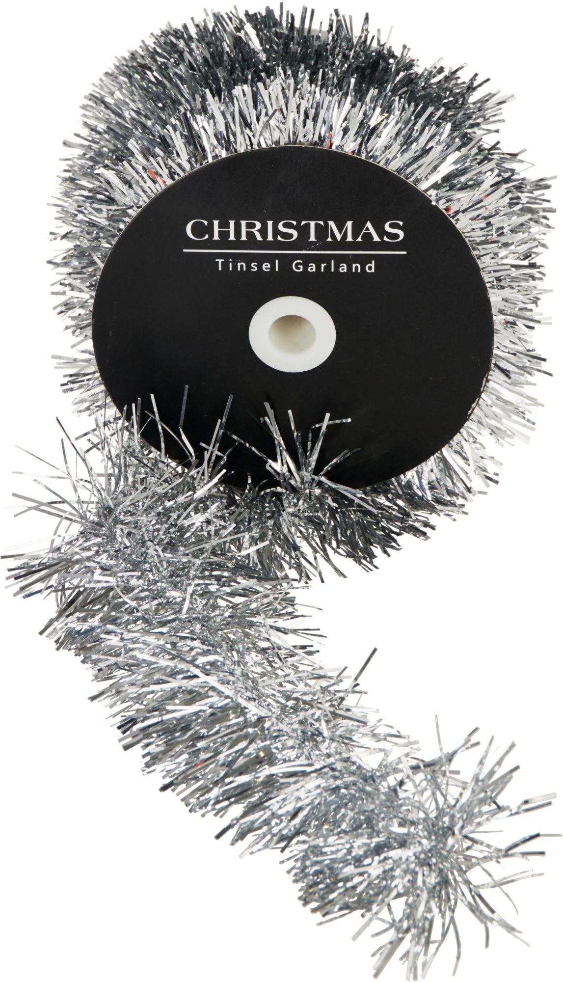 Ghirlanda tinsel in rotolo 10 m argento PERAGA CHRISTMAS