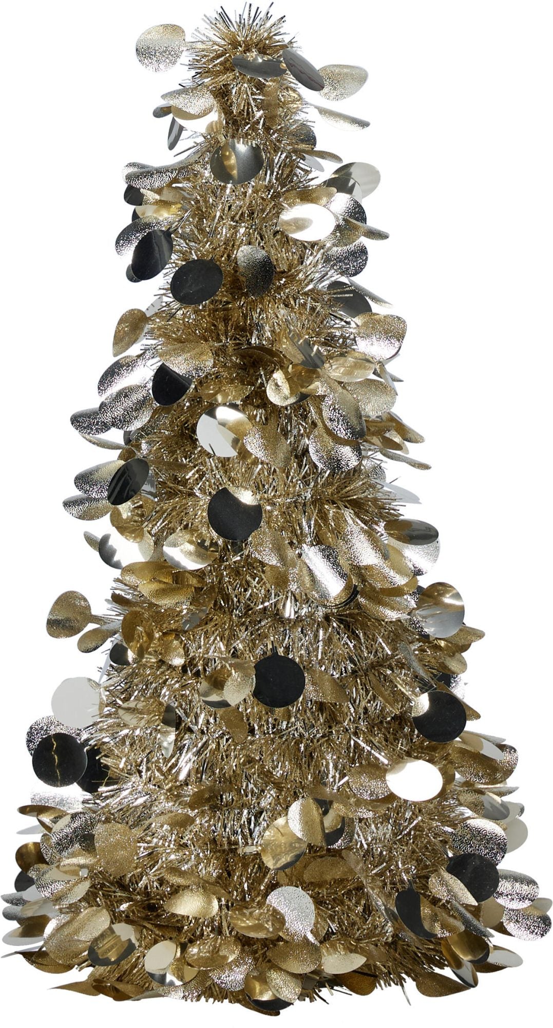Albero decorativo in tinsel 46 cm champagne PERAGA CHRISTMAS