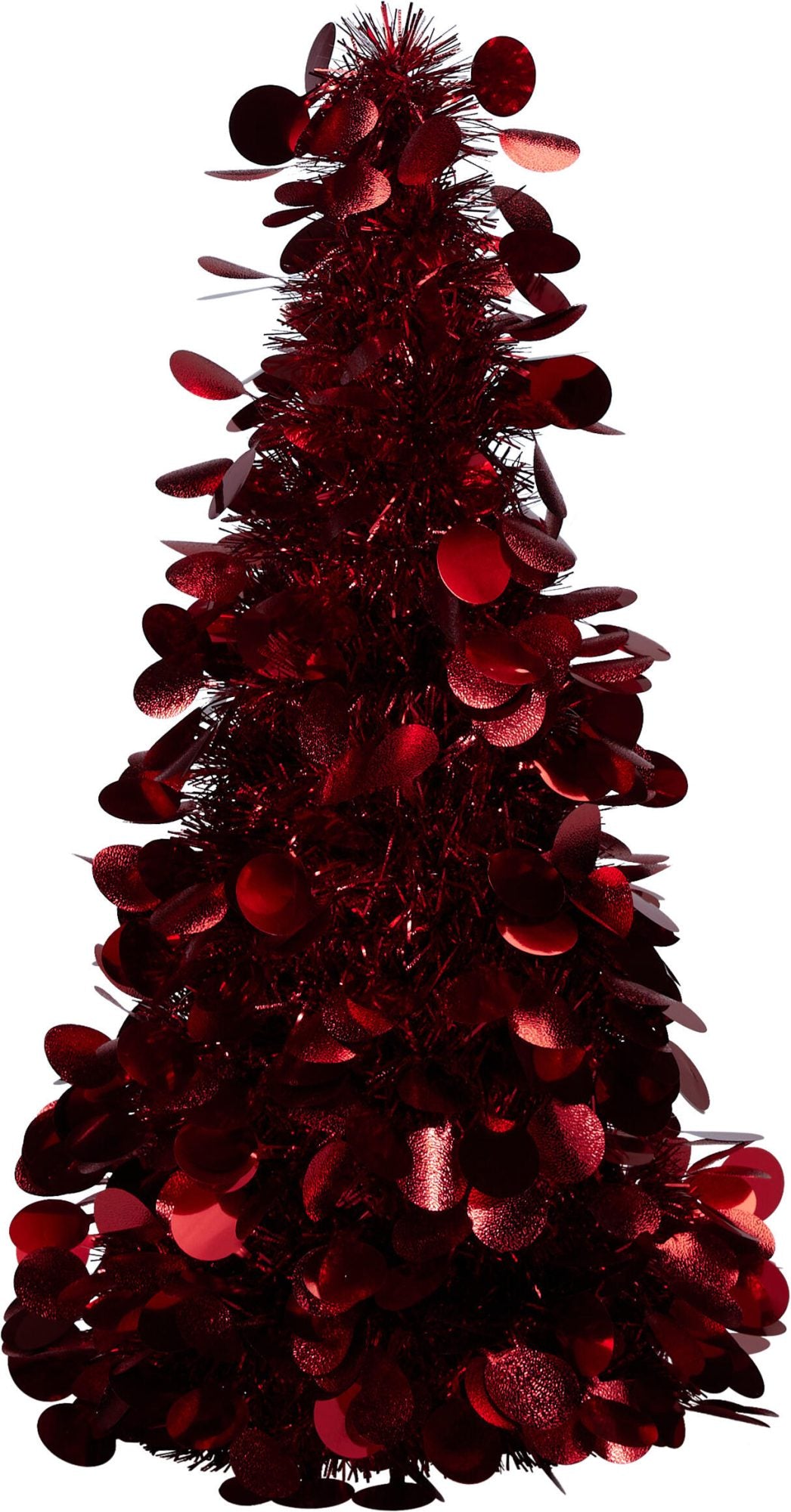 Albero decorativo in tinsel 46 cm rosso PERAGA CHRISTMAS