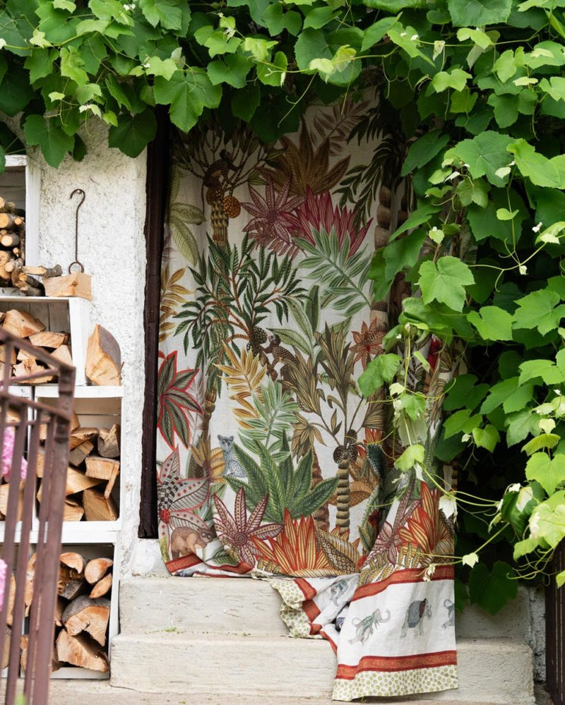 Mezzero in Lino Munai Corda 180x280cm Tessitura Toscana Telerie - immagine 2