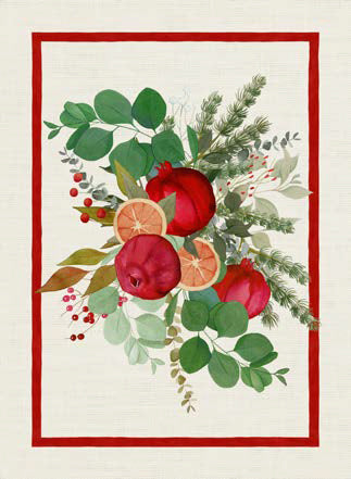Canovaccio da Cucina Garland Glee Rosso Tessitura Toscana - immagine 1