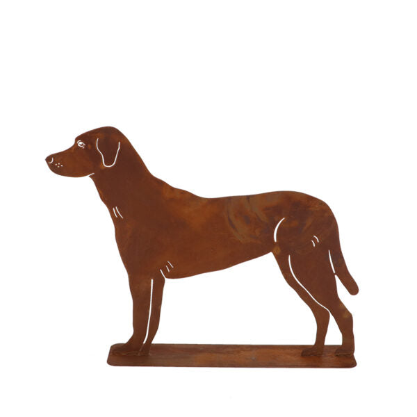 Cane in Piedi Effetto Ruggine L 57.5 x D 10 x H 45 cm